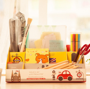 批发采购收纳盒 青梦之坊韩国文具与印象伦敦桌面收纳A款专业指南